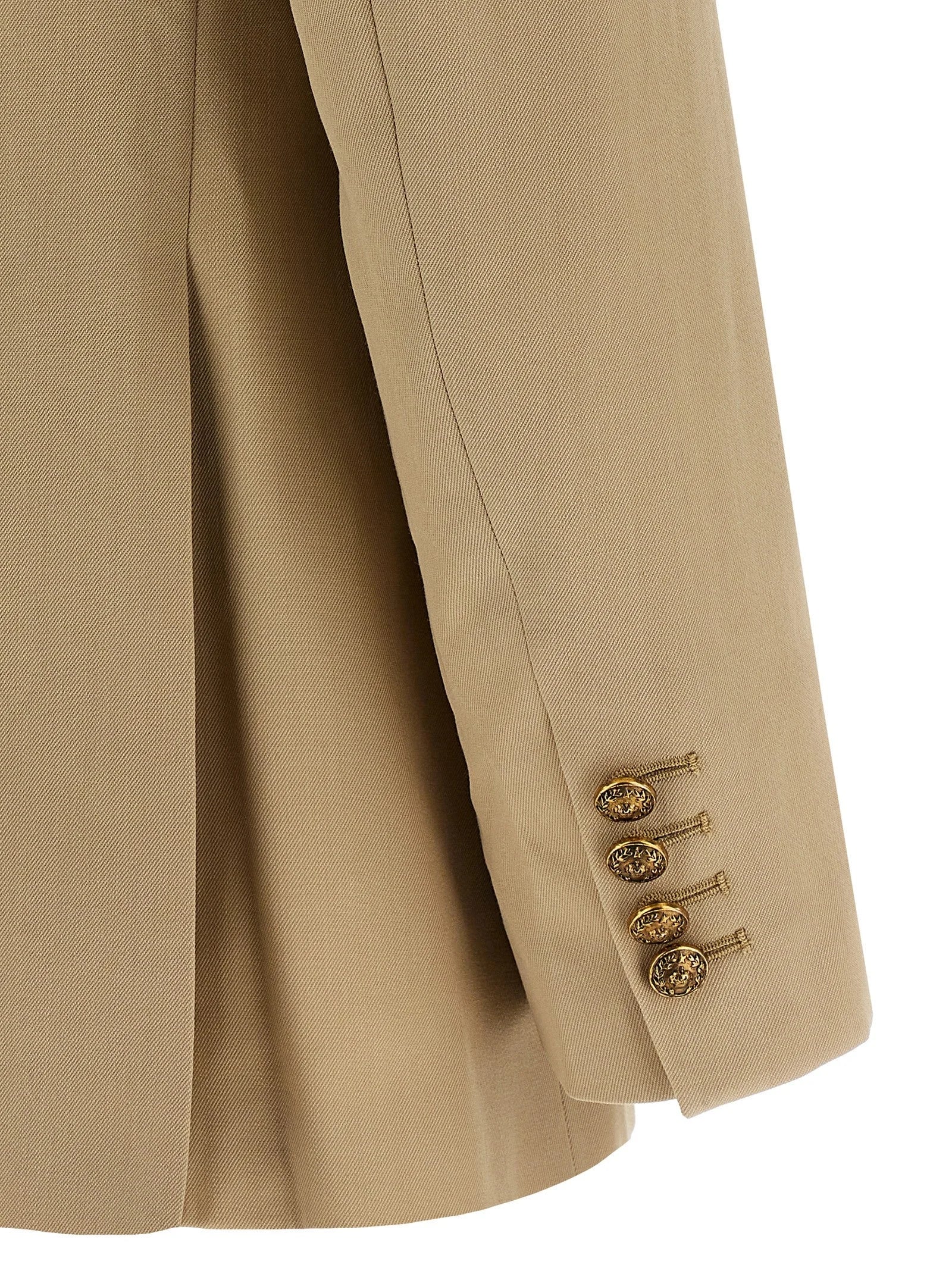 Golden Goose Beige Virgin Wool Blazer - IT42