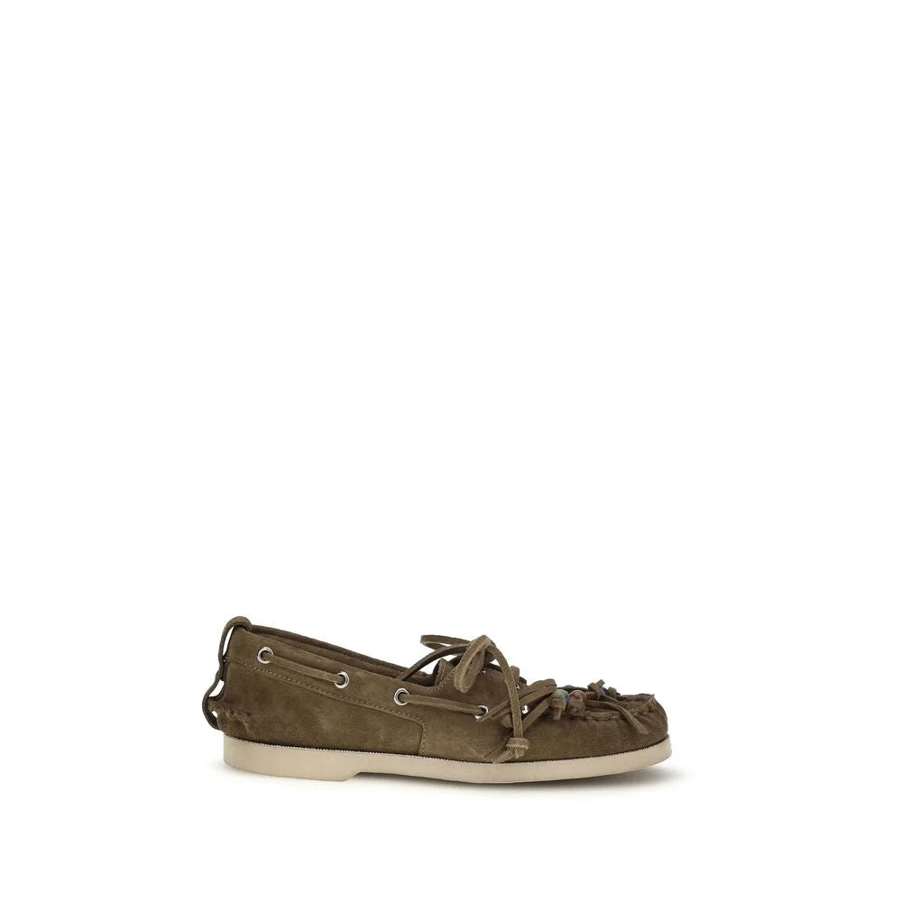 Golden Goose Bicolor Calf Leather Bos Taurus Slip-On Loafers - EU41/US11