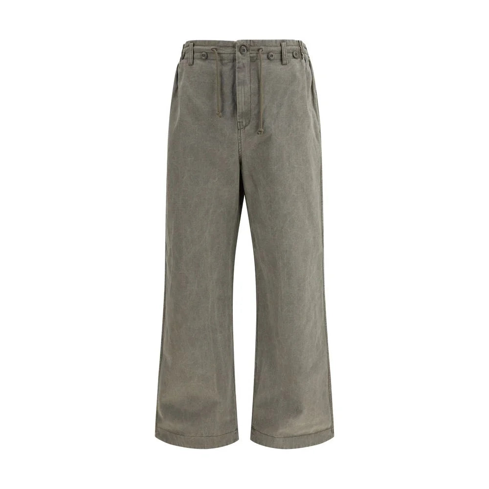 Golden Goose Bicolor Cotton Casual Pants