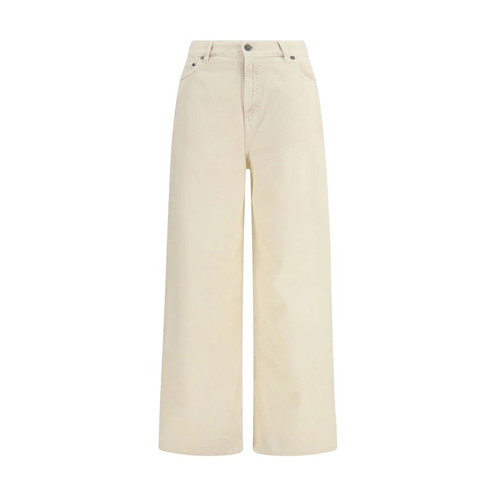 Golden Goose Bicolor Cotton Relaxed Fit Jeans