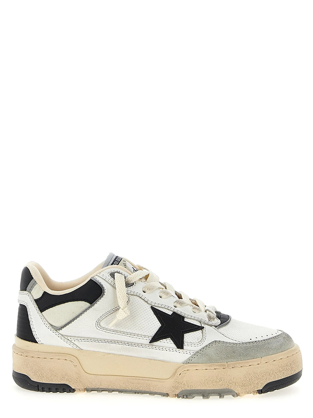 Golden Goose Bicolor Leather Athletic Sneakers - EU36/US6