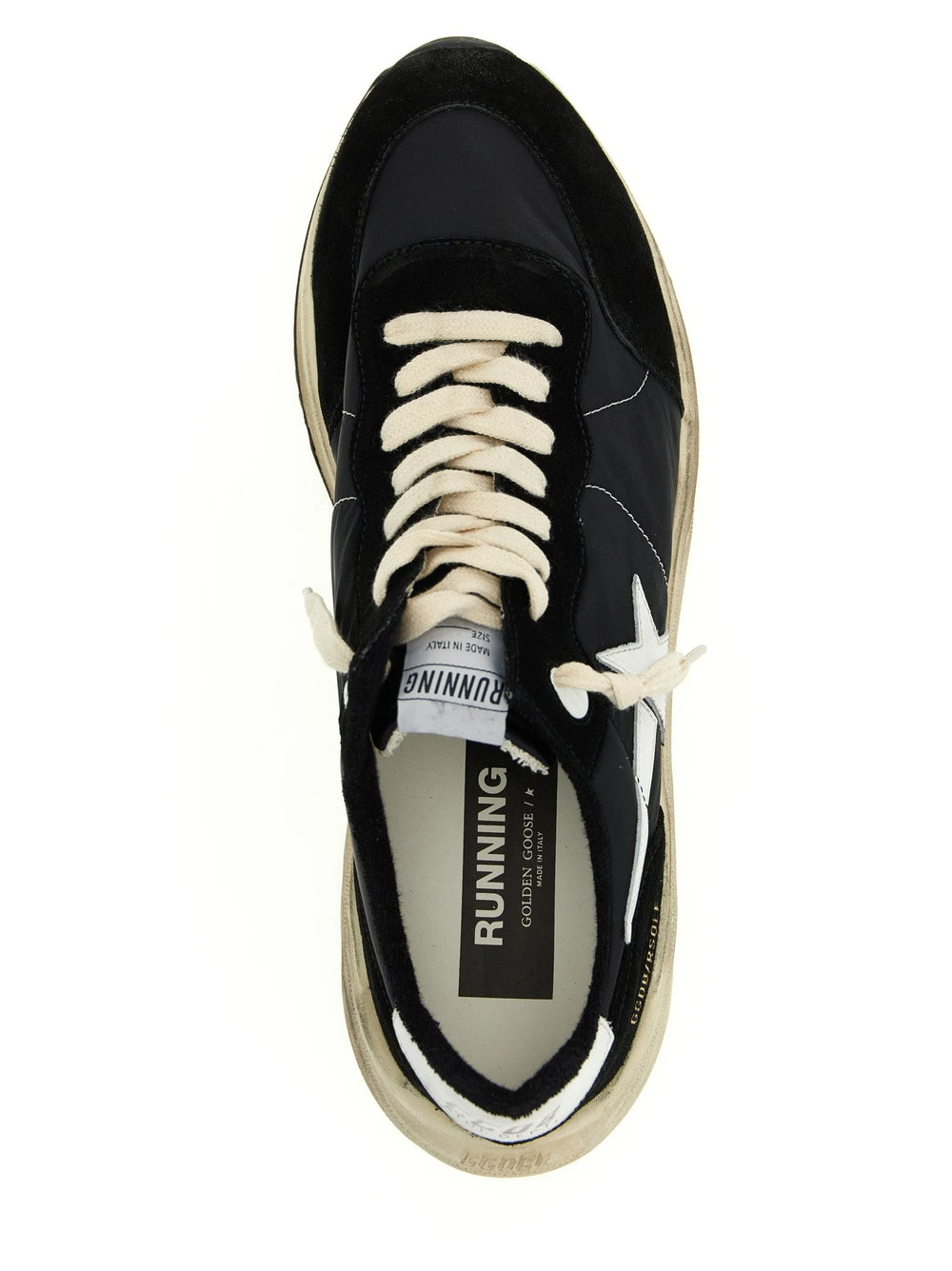 Golden Goose Bicolor Polyester Athletic Sneakers