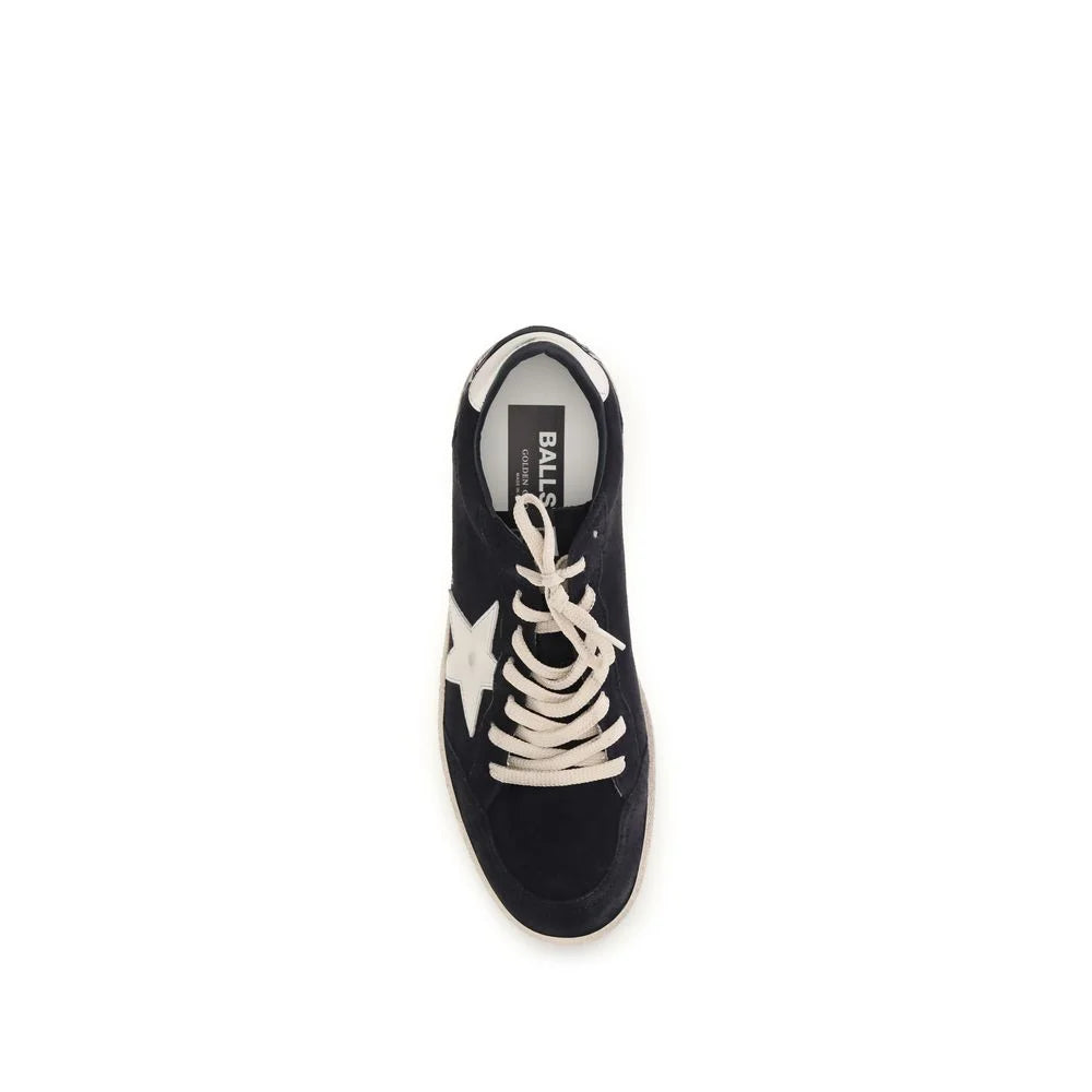 Golden Goose Black Calf Leather Bos Taurus Athletic Sneakers - EU43/US10