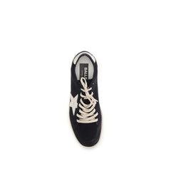Golden Goose Black Calf Leather Bos Taurus Athletic Sneakers - EU43/US10