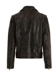 Golden Goose Black Calfskin Leather Jacket - IT50 | L