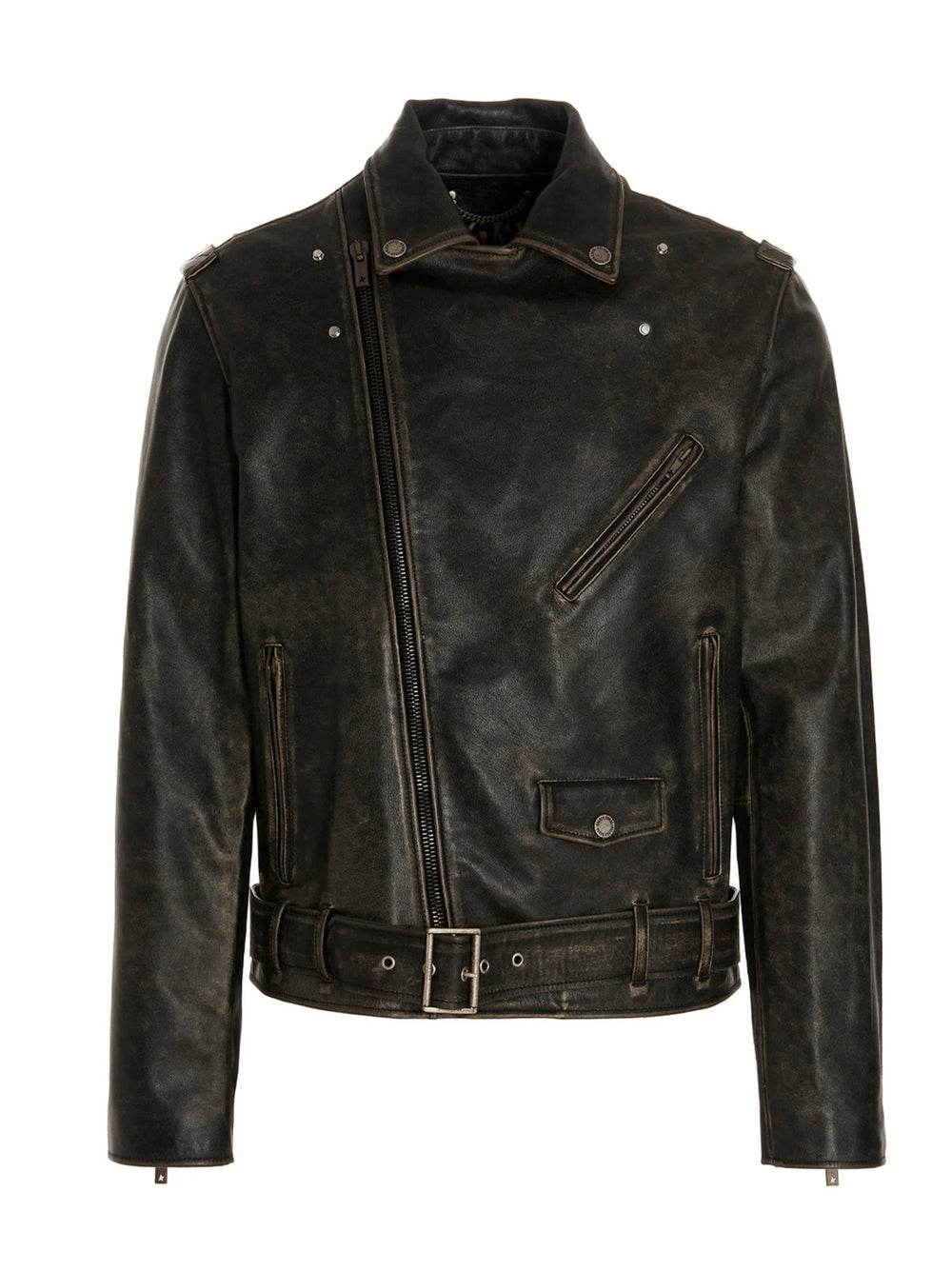 Golden Goose Black Calfskin Leather Jacket - IT50 | L