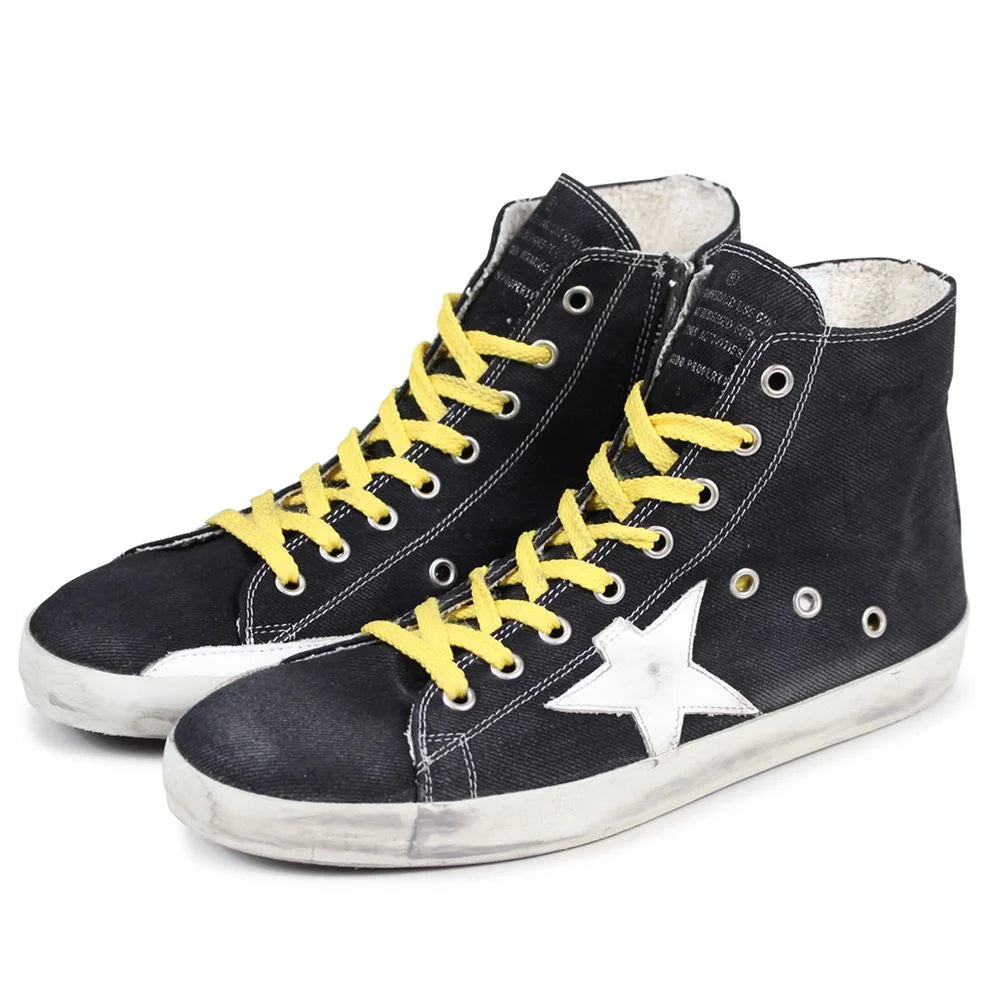 Golden Goose Black Canvas Sneaker - EU41/US8 - Sneakers