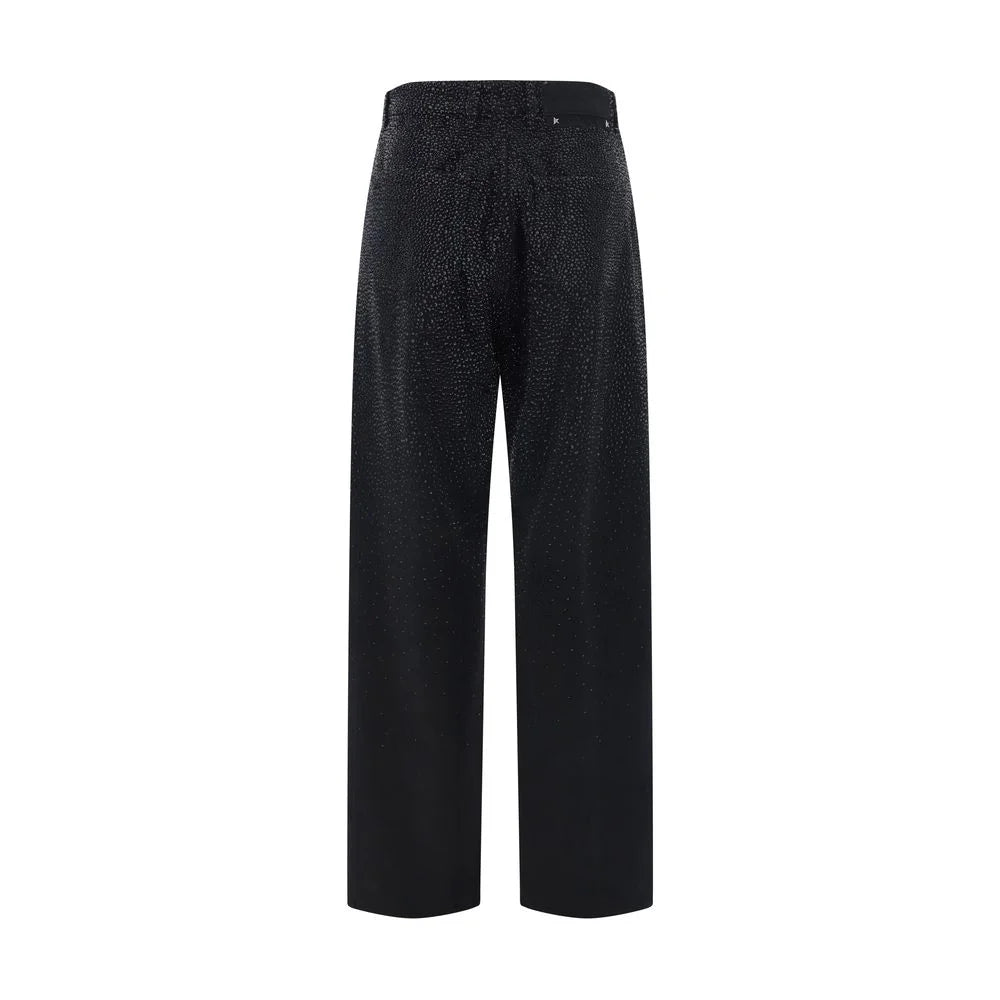 Golden Goose Black Cotton Casual Pants