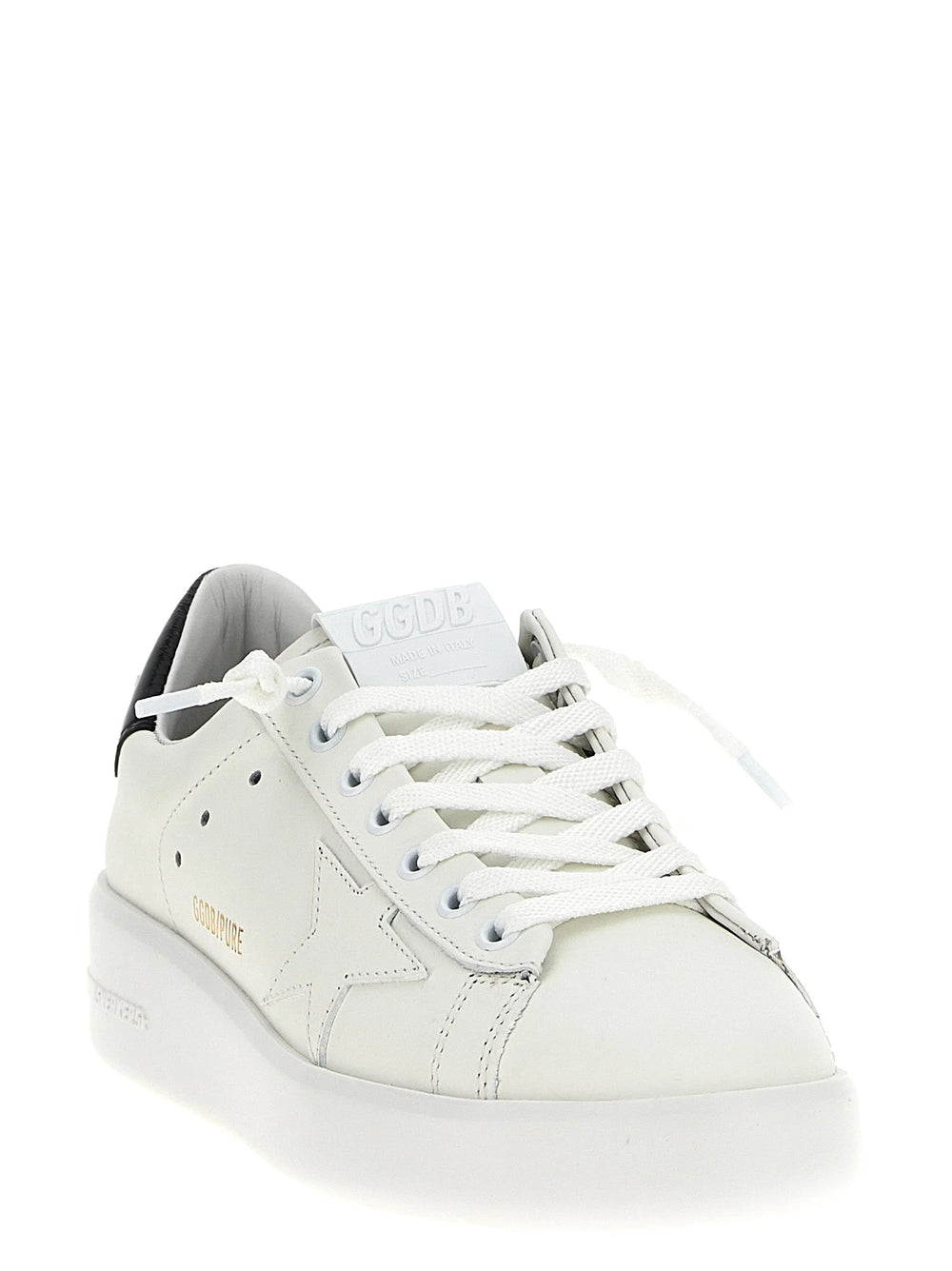 Golden Goose Black Cowhide Low Top Sneakers