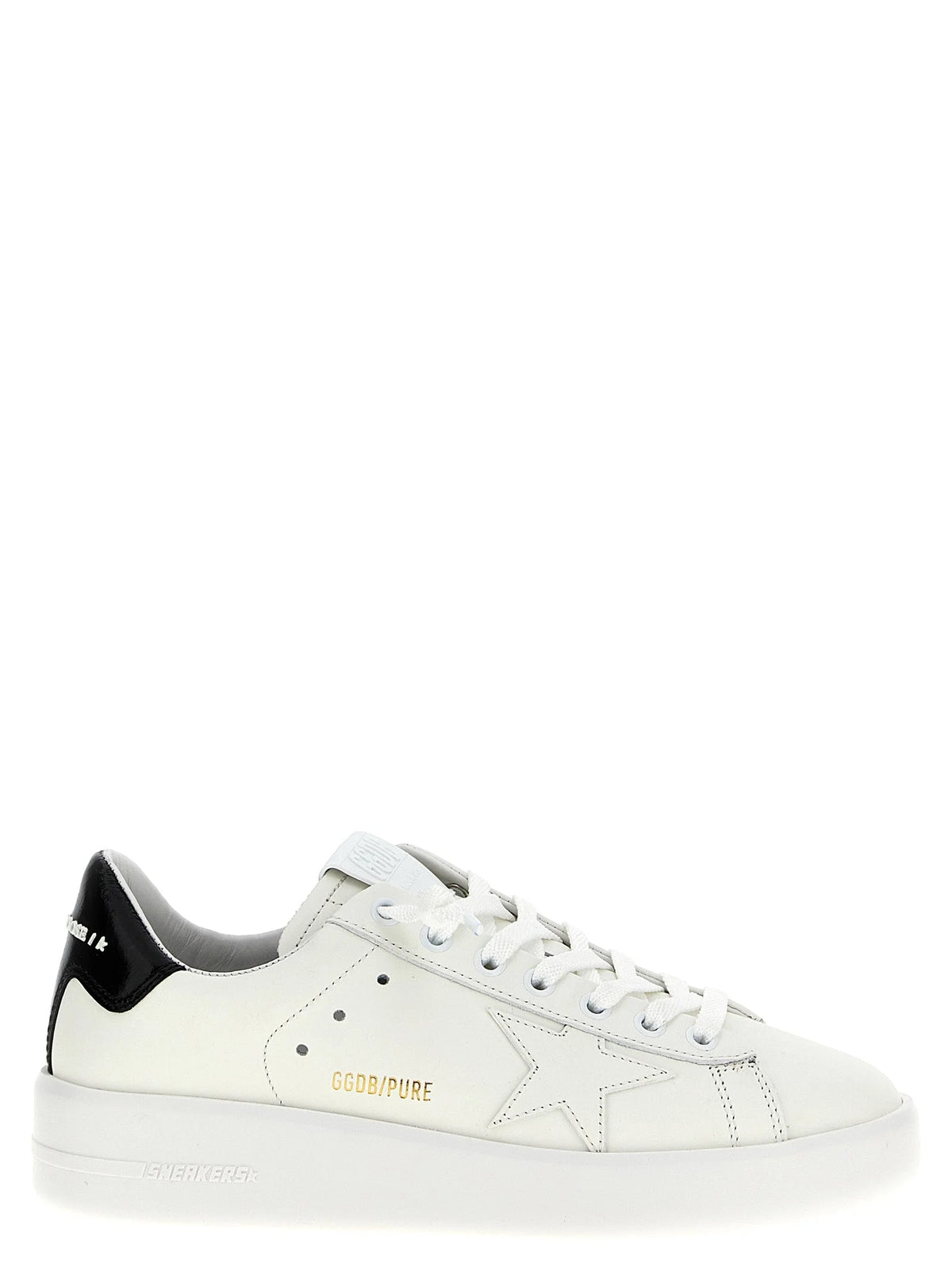 Golden Goose Black Cowhide Low Top Sneakers