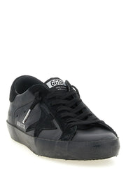Golden Goose Black Cowhide Low Top Sneakers - EU45/US12