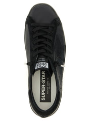 Golden Goose Black Cowhide Low Top Sneakers - EU45/US12