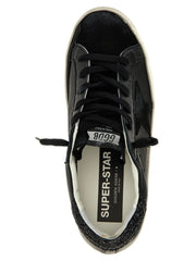 Golden Goose Black Leather Low Top Sneakers