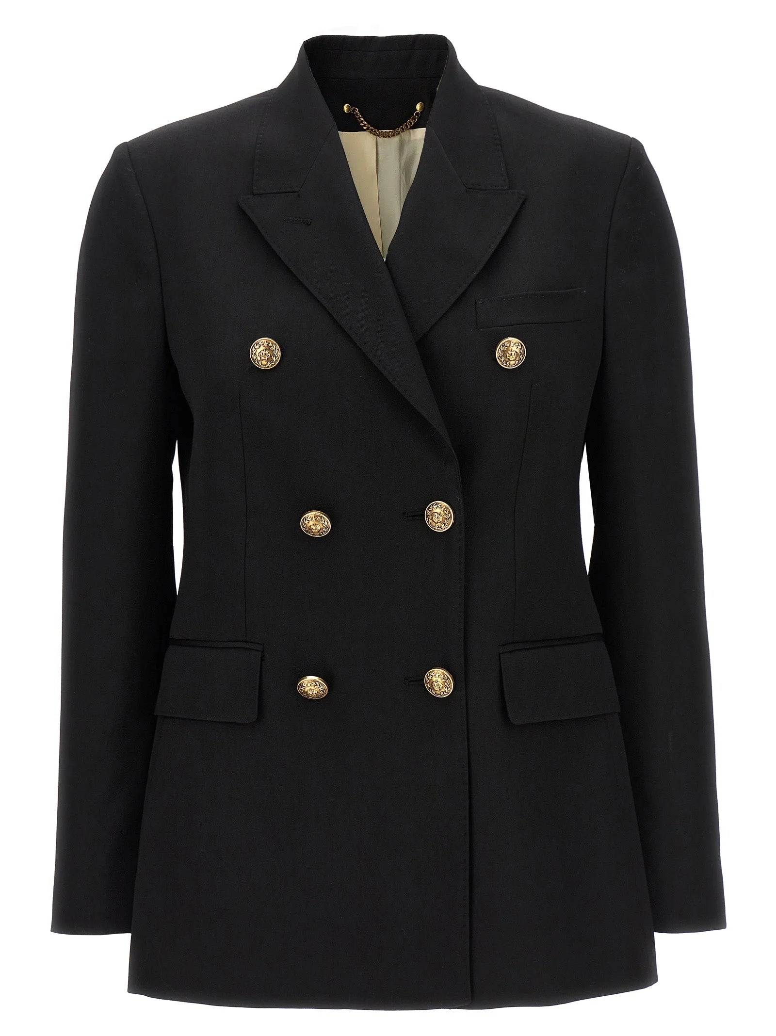 Golden Goose Black Virgin Wool Blazer - IT42