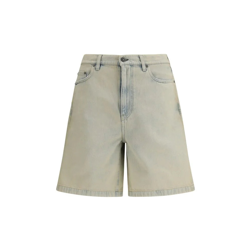 Golden Goose Blue Cotton Bermuda Shorts - W31