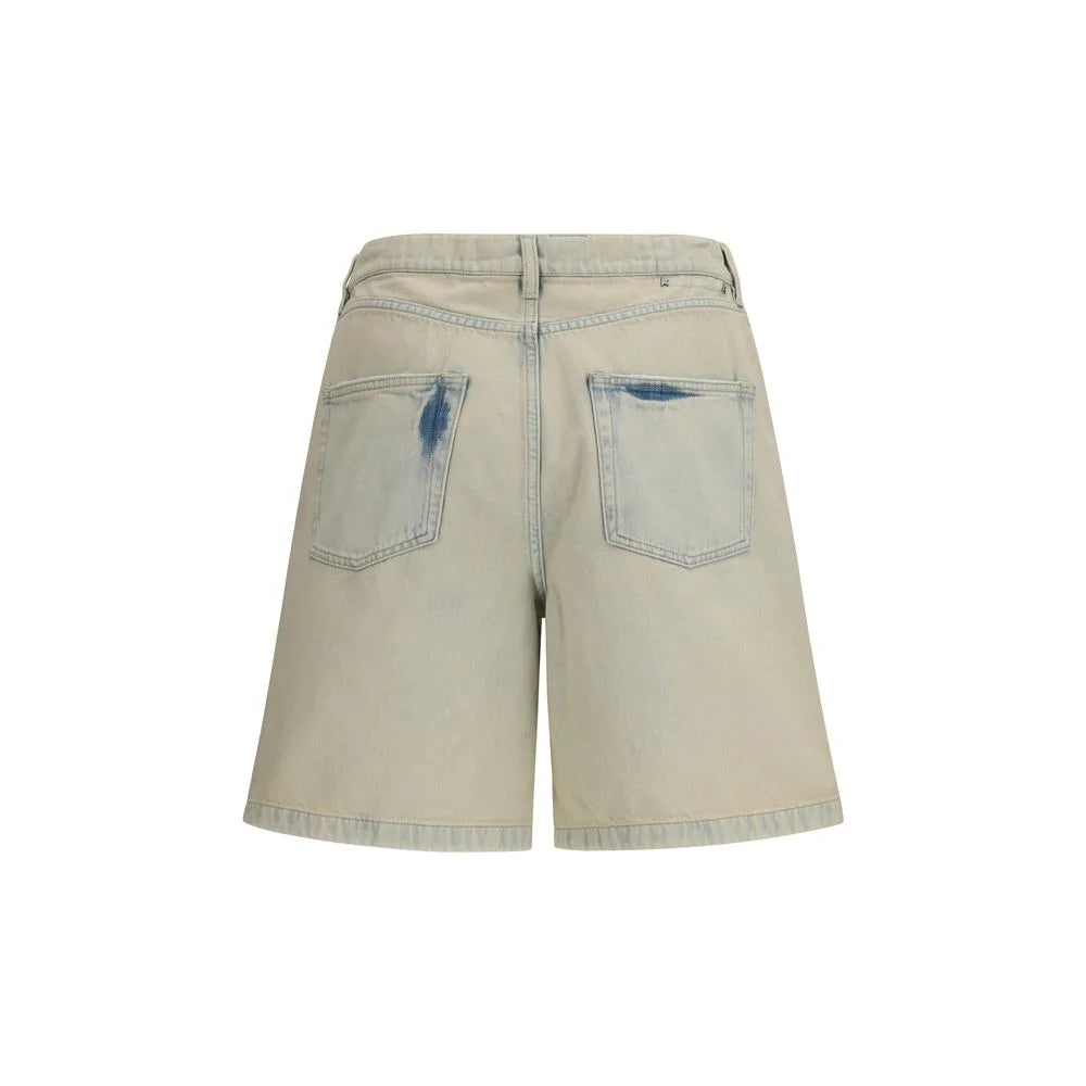Golden Goose Blue Cotton Bermuda Shorts - W31