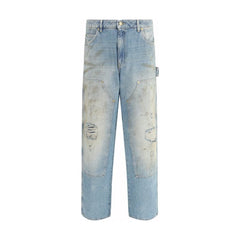 Golden Goose Blue Cotton Jeans Denim - IT52 | XL