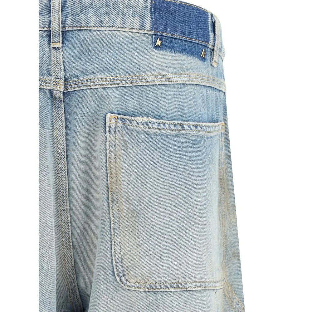 Golden Goose Blue Cotton Jeans Denim - IT52 | XL