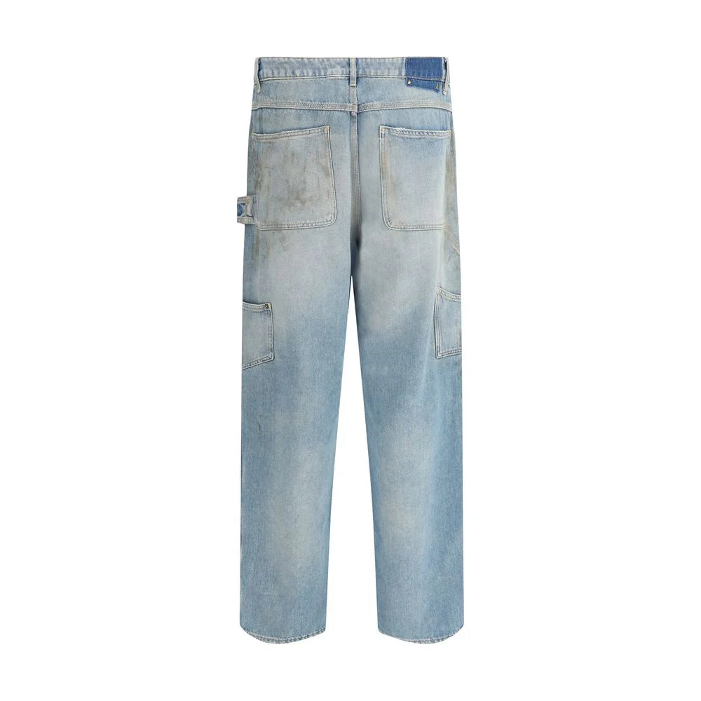 Golden Goose Blue Cotton Jeans Denim - IT52 | XL