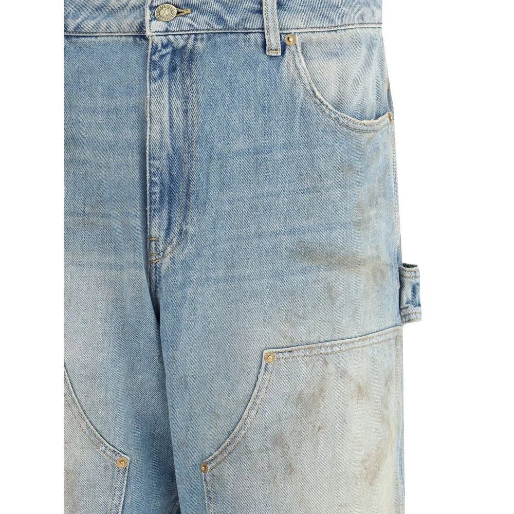 Golden Goose Blue Cotton Jeans Denim - IT52 | XL