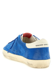 Golden Goose Blue Cowhide Athletic Sneakers