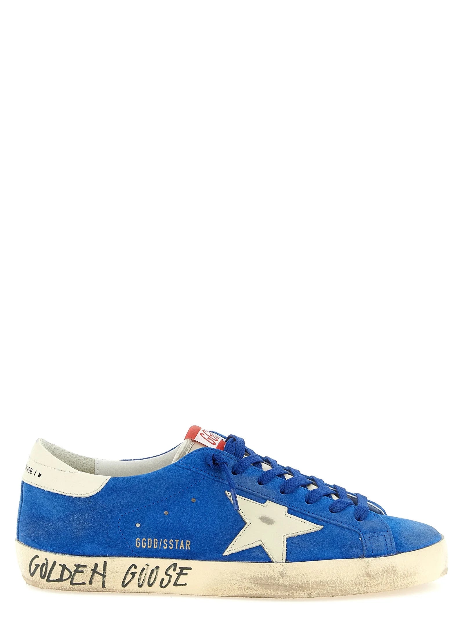 Golden Goose Blue Cowhide Athletic Sneakers
