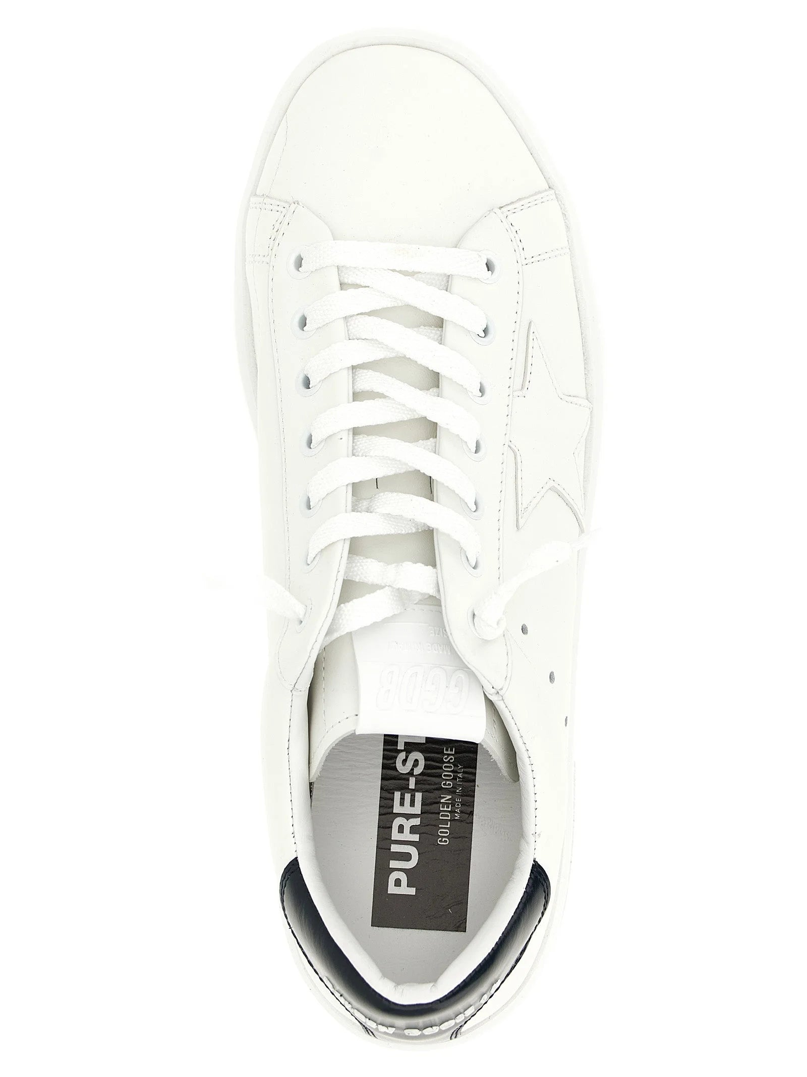 Golden Goose Blue Cowhide Low Top Sneakers