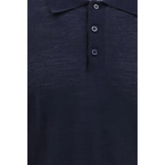 Golden Goose Blue Merino Wool Shirt