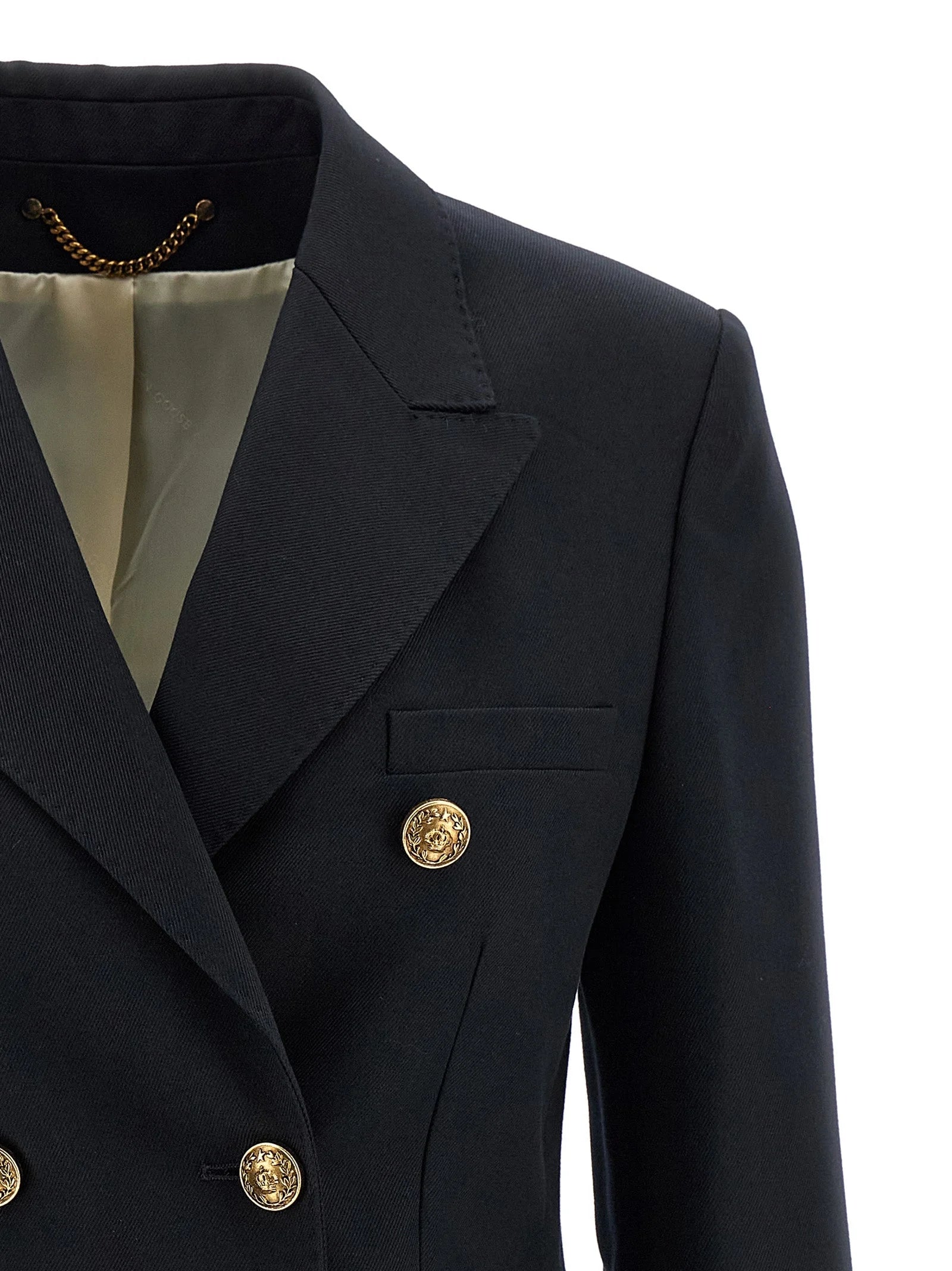 Golden Goose Blue Polyester Blazer