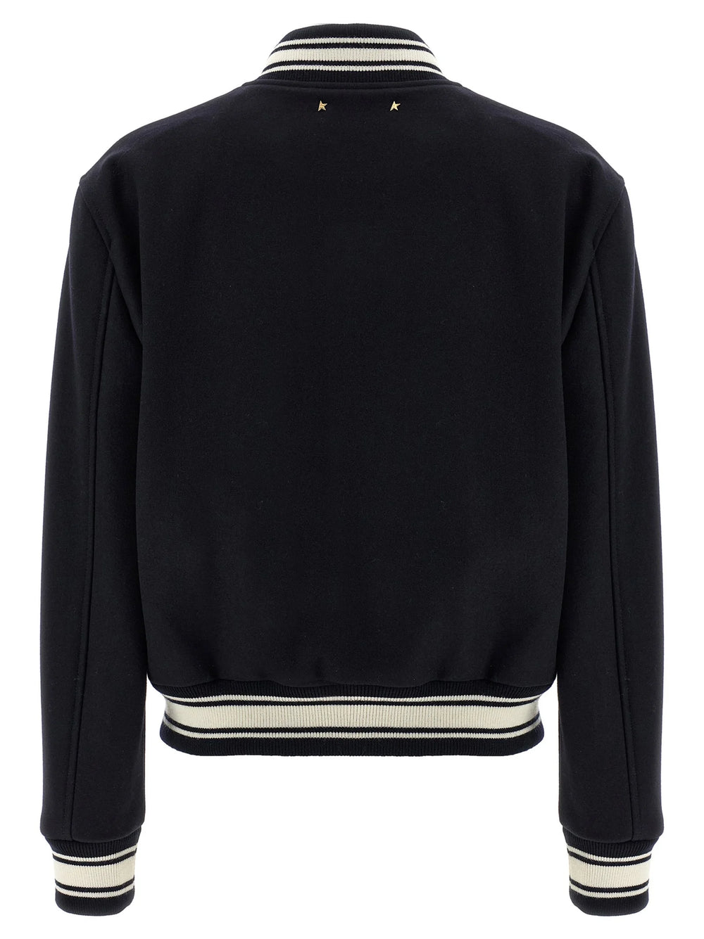 Golden Goose Blue Virgin Wool Bomber