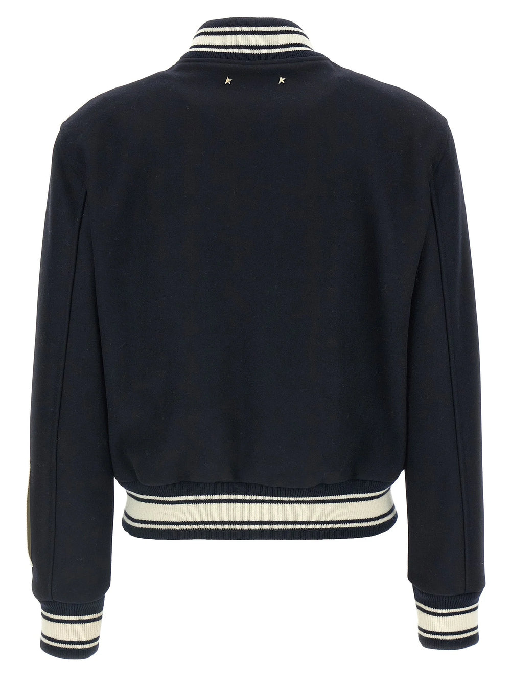 Golden Goose Blue Virgin Wool Bomber
