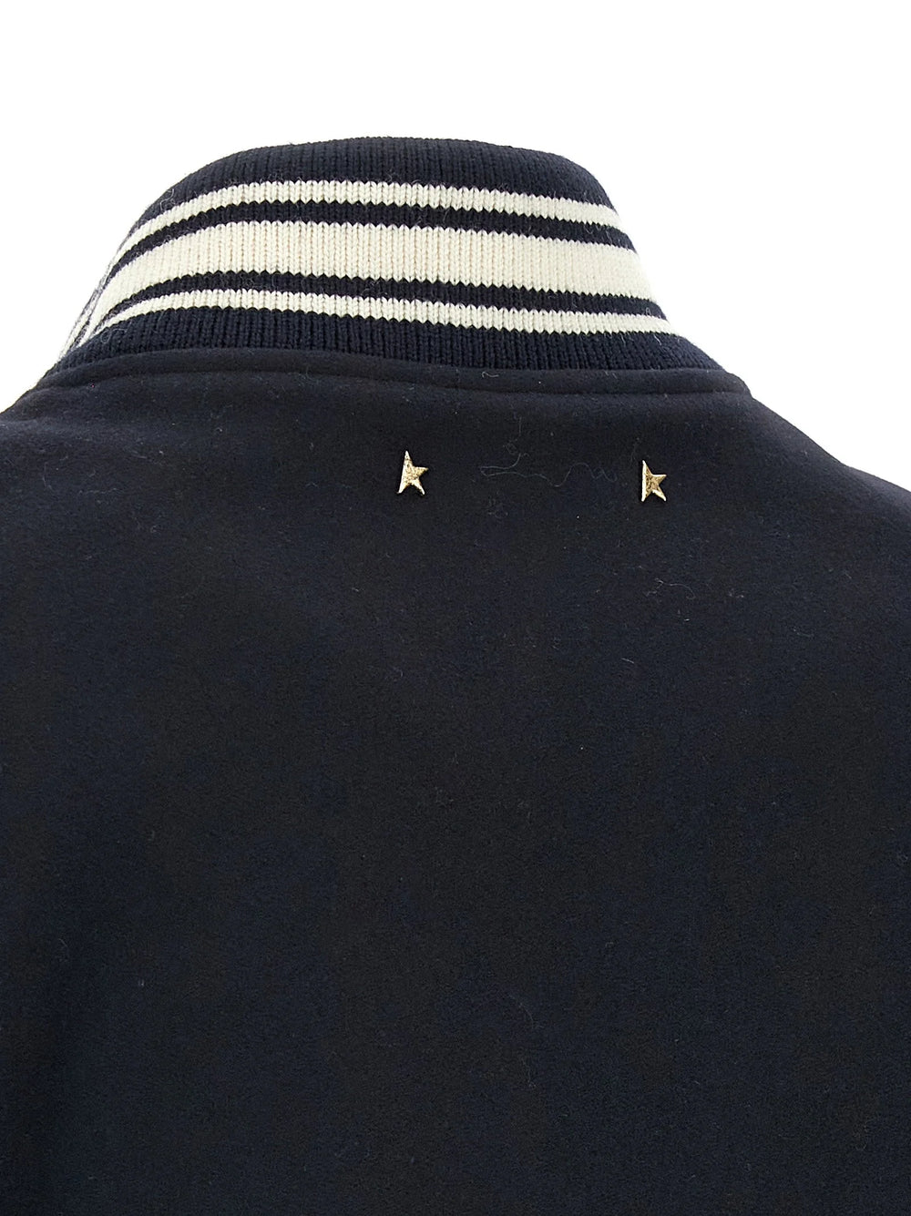 Golden Goose Blue Virgin Wool Bomber