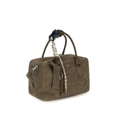 Golden Goose Brown Calf Leather Bos Taurus Handbag