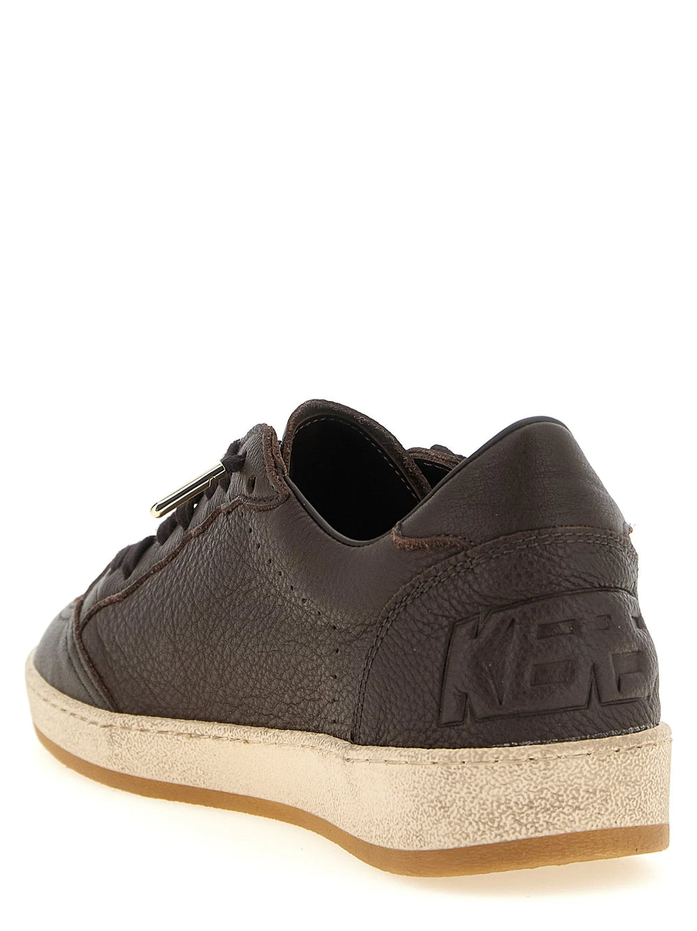 Golden Goose Barn Brown Tehenbőr Lapos Cipők
