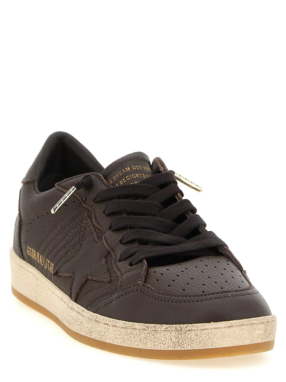 Golden Goose Barn Brown Tehenbőr Lapos Cipők