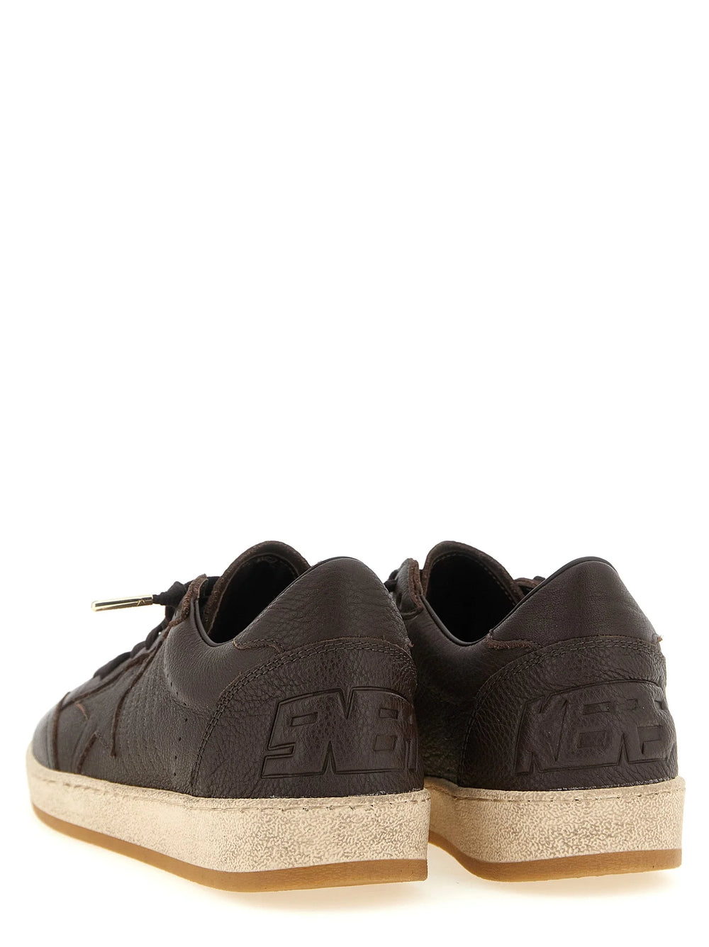 Golden Goose Barn Brown Tehenbőr Lapos Cipők