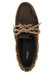 Golden Goose Brown Cowhide Slip-On Loafers