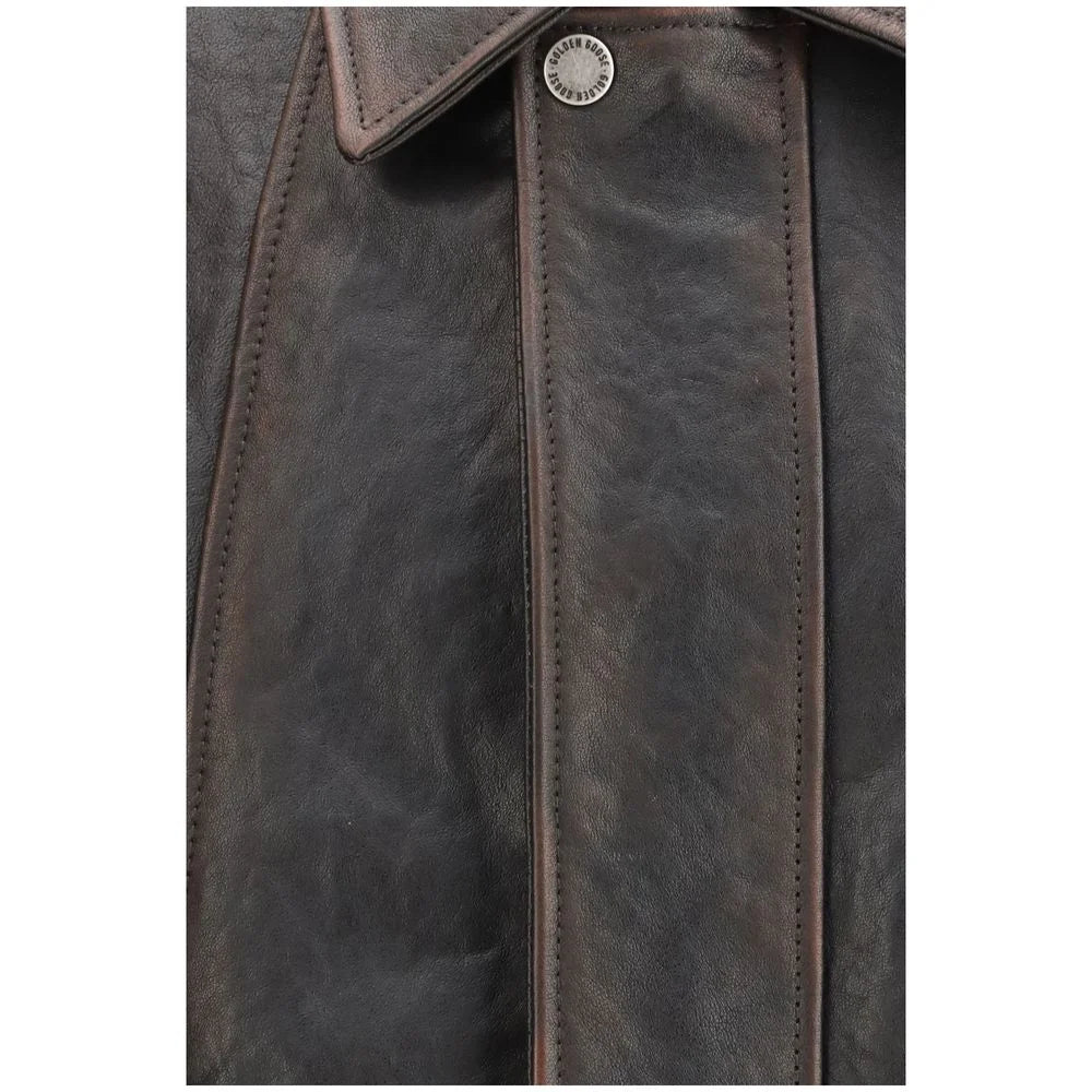Golden Goose Brown Goatskin Bomber - IT48 | M