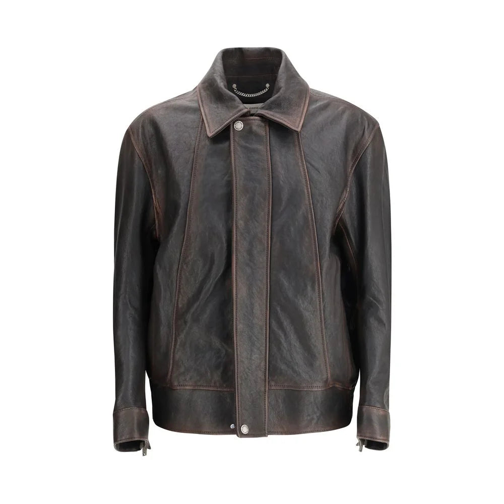 Golden Goose Brown Goatskin Bomber - IT48 | M