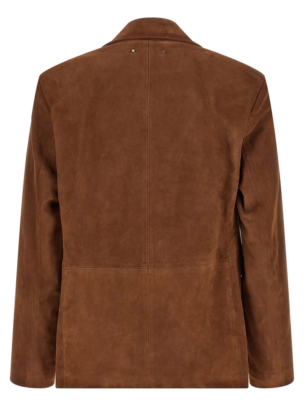 Golden Goose Brown Lamb Leather Leather Jacket