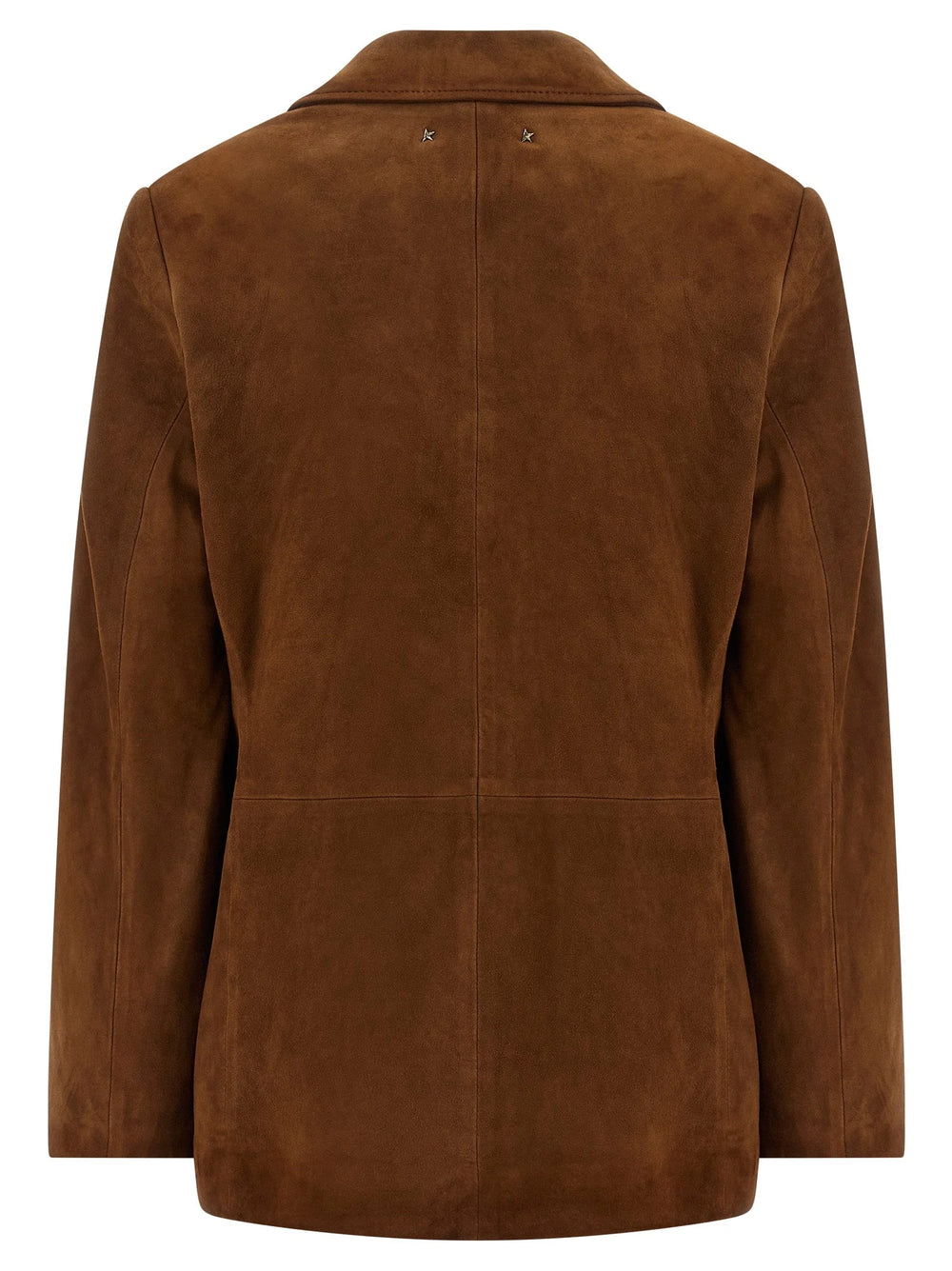 Golden Goose Brown Lamb Leather Leather Jacket