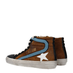 Golden Goose Brown Leather High Tops - EU40/US7
