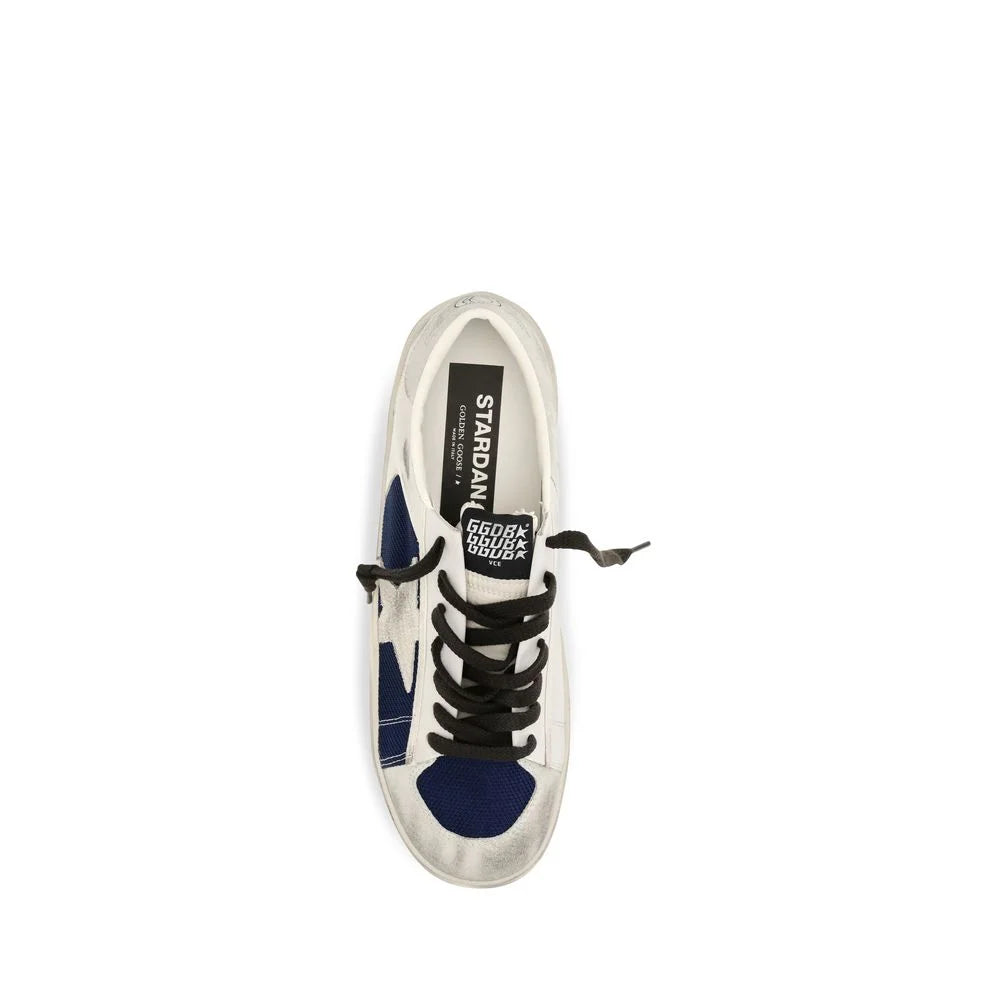 Golden Goose Gray Calf Leather Bos Taurus Low Top Sneakers
