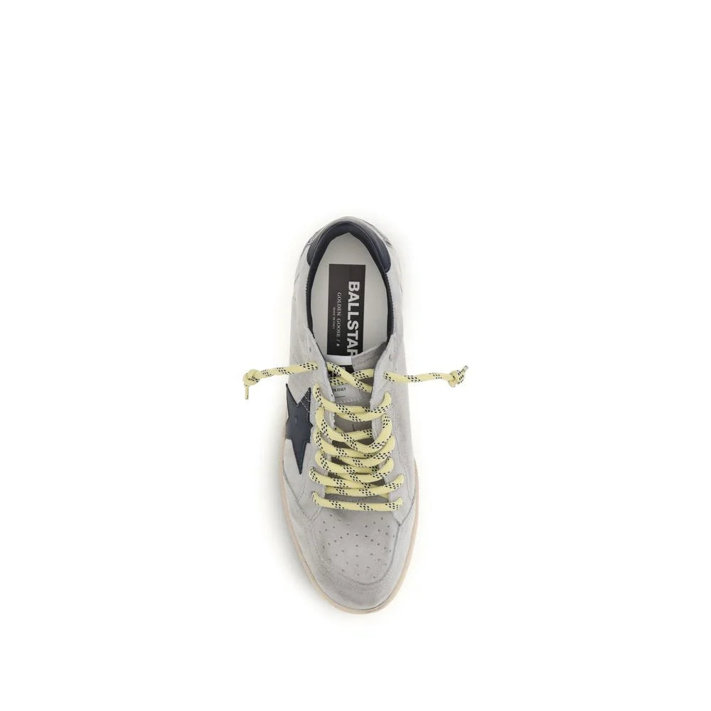 Golden Goose Gray Calf Leather Bos Taurus Sneakers