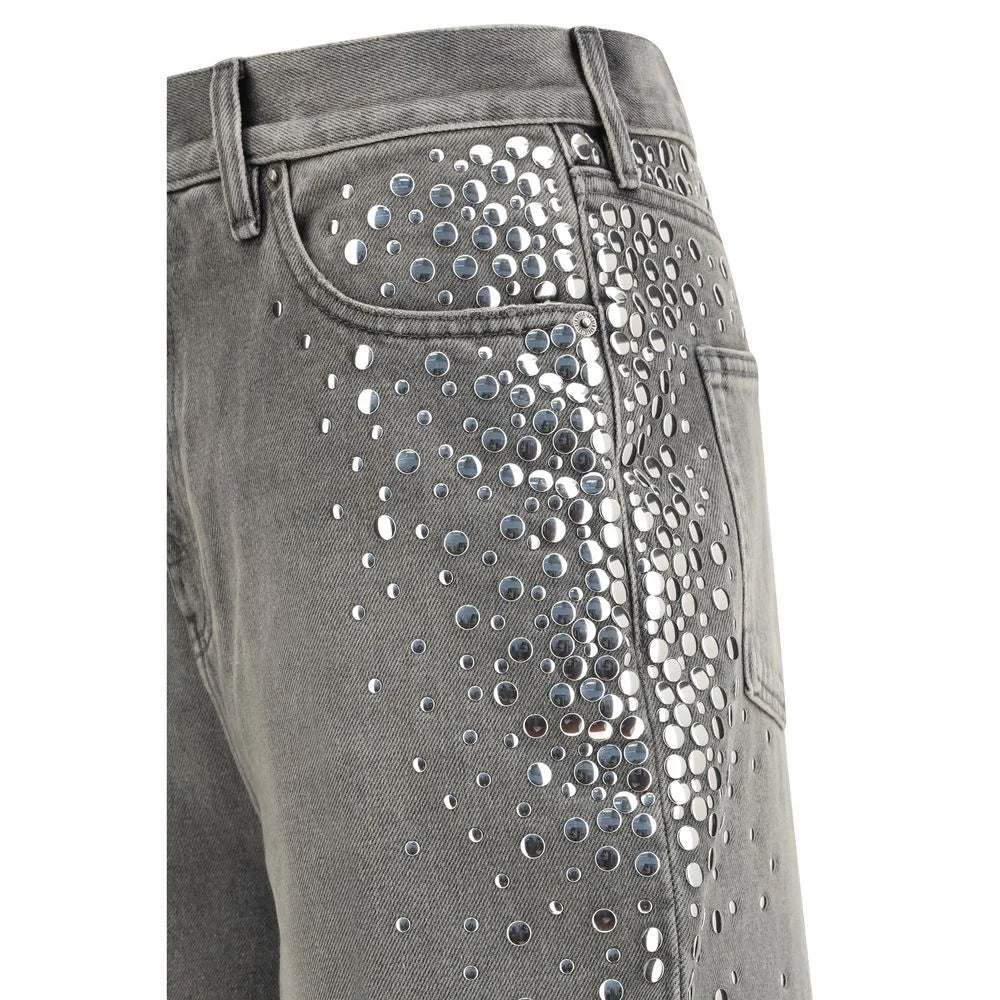 Golden Goose Gray Cotton Jeans Denim