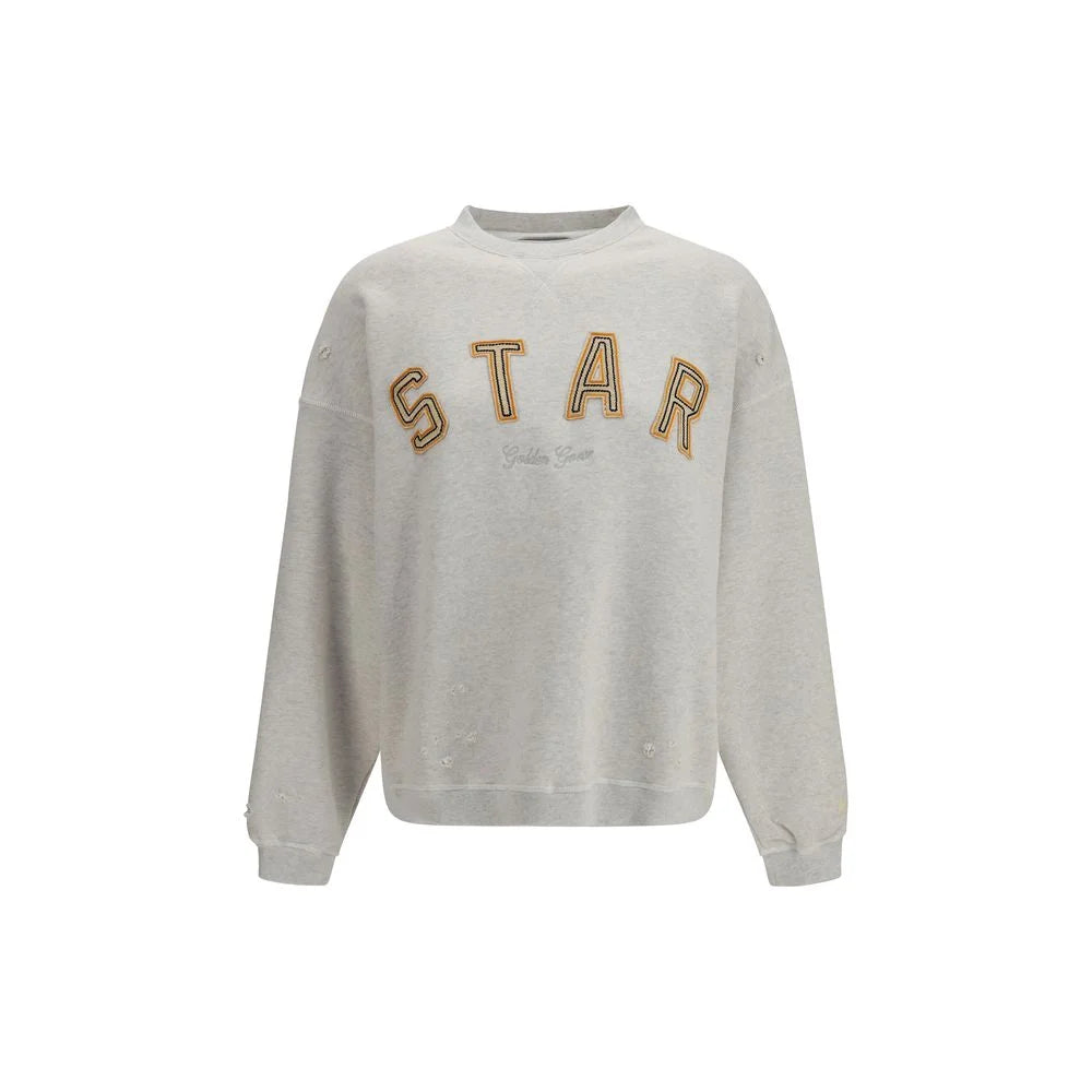 Sudadera de algodón gris Golden Goose