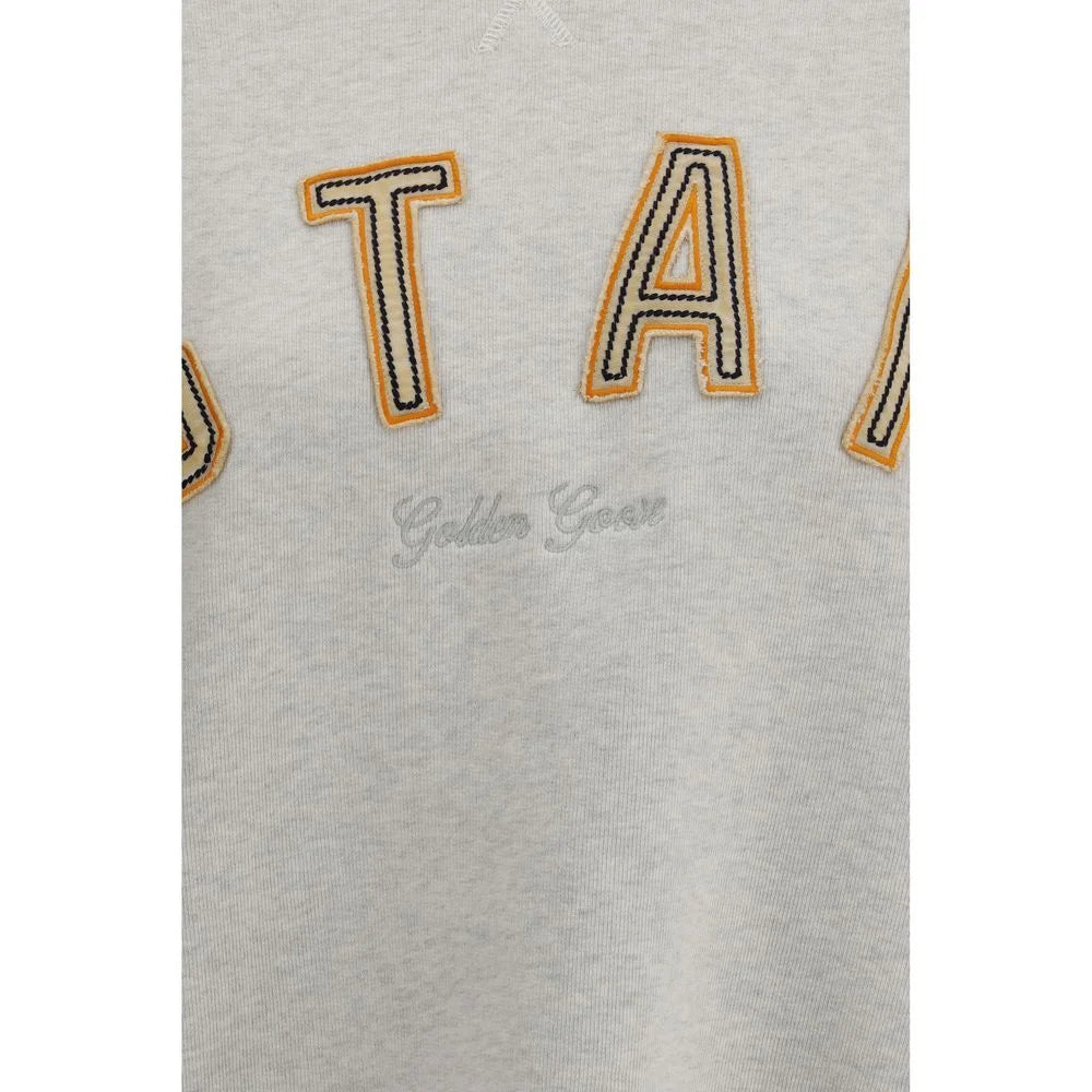 Sudadera de algodón gris Golden Goose