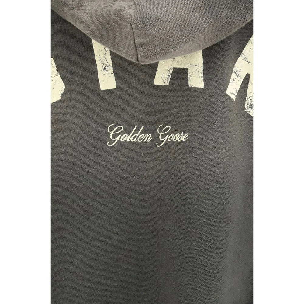 Sudadera de algodón gris Golden Goose