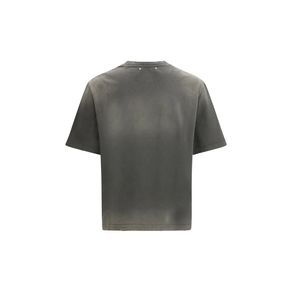 Golden Goose Gray Cotton T-Shirt