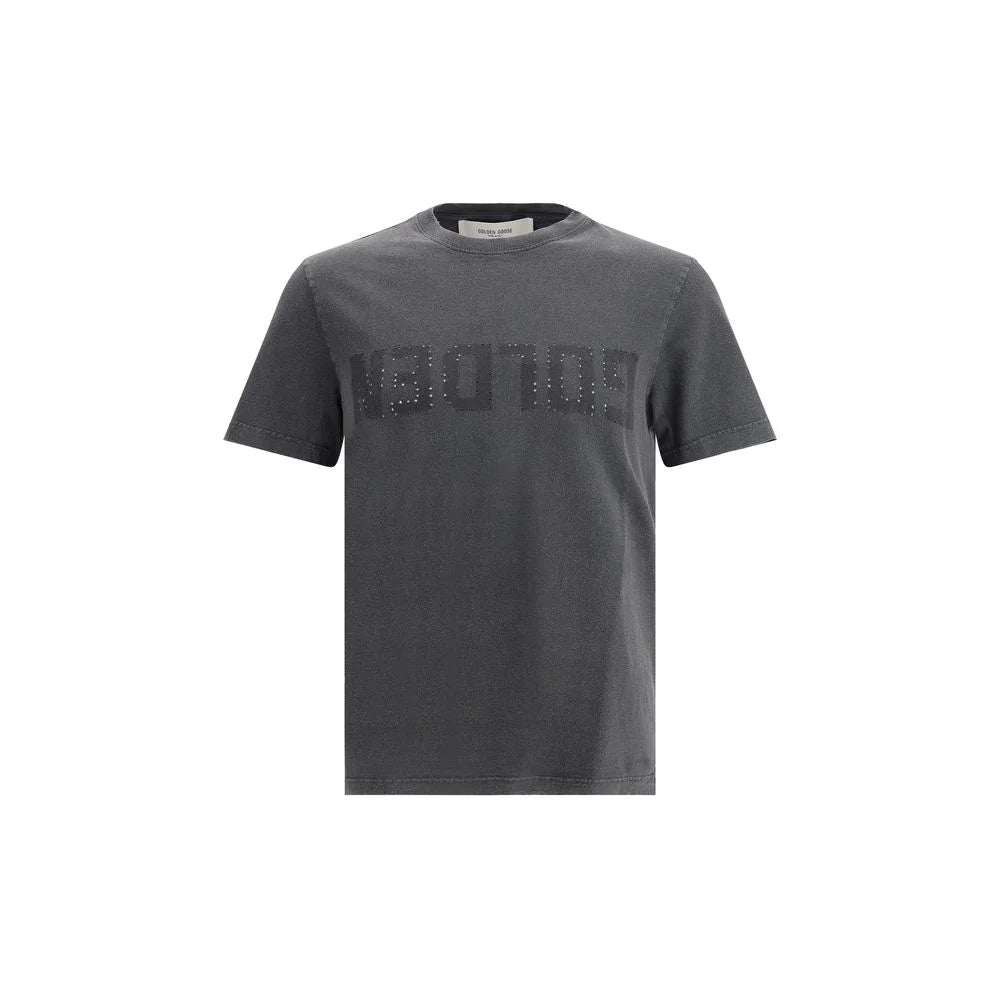 Golden Goose Gray Cotton T-Shirt - M